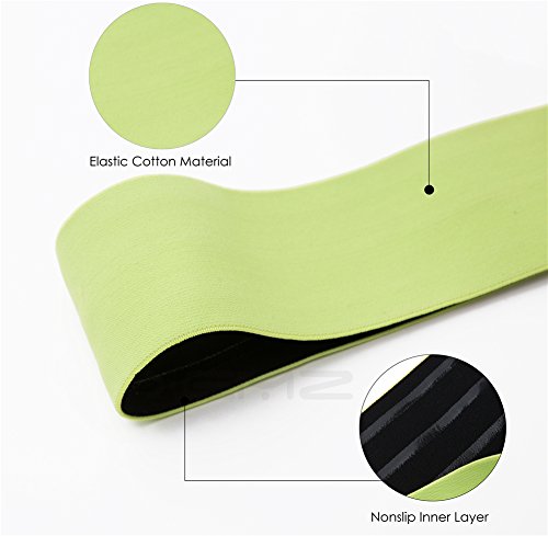 Resistance Hip Band, Non-Slip Elastic Cotton Resistance Exercise Band, Home Fitness Equipment for Glutes Butt Peach Booty Workout, Leg Stretching Warming Up Training Circle, with Carry Bag