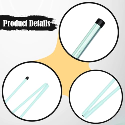 Golf Alignment Sticks (2-Pack) - Swing Guide & Putting Training Aid with Direction Indicator - color: green