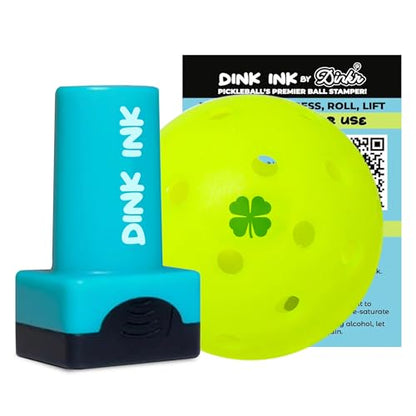 Dink Ink Pickleball Stamper – Fun Way to Mark Your Pickleballs | Great Gift for Pickleball Lovers | Easy to Use | No Mess | Long-Lasting Ink | Perfect Stocking Stuffer for The Holiday - color: Lucky Shot