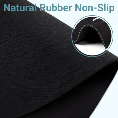 Jump Rope Mat，35.4 x 55.1 inch High-Density Rubber Exercise Mat, Non-Slip and Shock-Absorbing, Suitable for Indoor and Outdoor Home Gym Workouts.