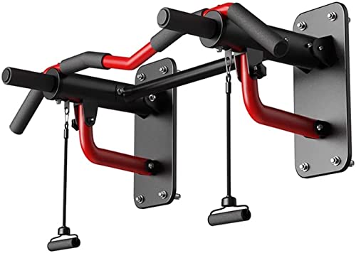 Pull Up Bar, Wall Mounted Strength Training Pull-UP Bars, Heavy Duty Chin Up Bar Wall Mount with Exercise Bands, Max Weight 660 LBS