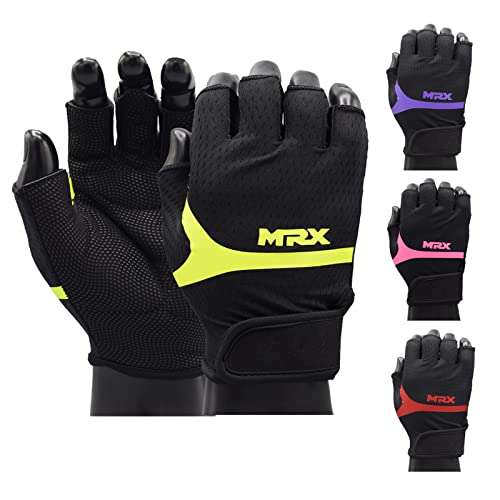 MRX Ladies Weight Lifting Gloves Women Fitness Training Exercise Glove Anti Slip Padded Shock-Absorbing Extra Grip Crossfit Multi Colors - color: 2626 Green, size: X-Small