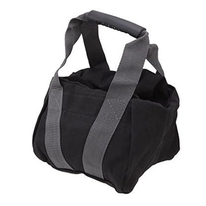 Workout Sandbag with Ergonomic Handle, Tear Canvas Training Sandbag, Adjustable Weight 0-25lbs for Fitness Exercise, Ideal for Squats Presses Pull Ups Home Workouts