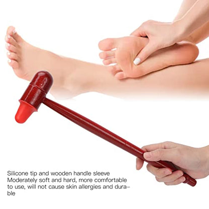 ZJchao Massage Hammer Massage Hammer, Massage Hammer Knock Massage Meridians Back Knock Massager Manual Back Massagers for Body Muscles Back Feet Neck Shoulder Legs Massage Tool Handheld