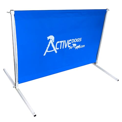 ActiveDogs.com IGP IPO Schutzhund Standard Hurdle Jump w/Carrying Bag - All Aluminum Design - Agility Training Jump - Easy to Transport