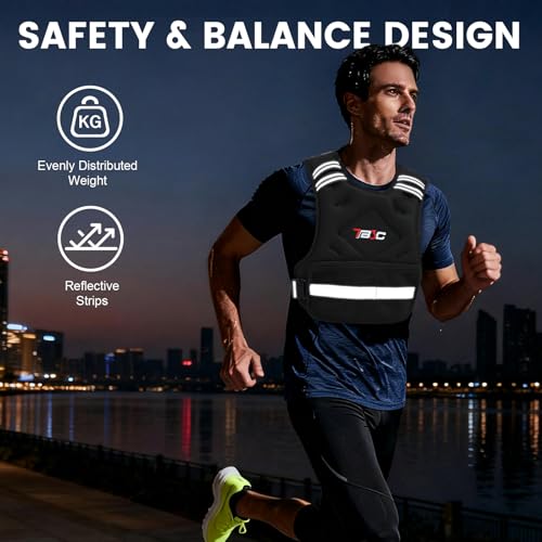 TB3C Adjustable Weighted Vest Woman, 4-10/11-20/20-30 LB Weight Vest for Women, Plus Size Womens Weighted Vest - color: Black, size: 20-32LB