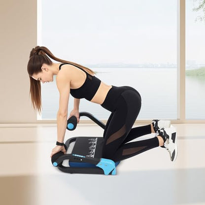 Ab Machine, Sit Up Exercise Equipment& Core Machine, 3-Speed Adjustable Ab Trainer Machines with 264 LBS Weight Capacity, ab Workout Resistance Machines