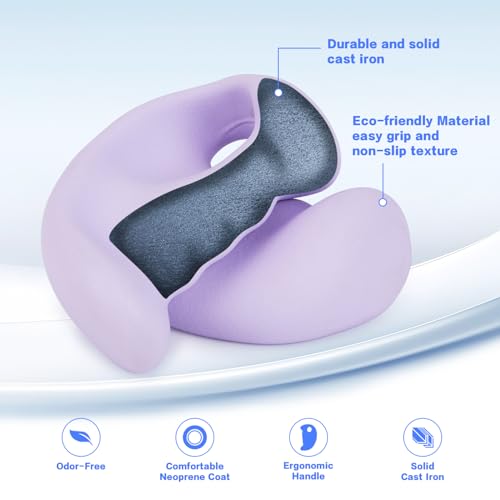 HXD-ERGO Ergonomic Dumbbells Weights Set-Hand Weights for Women at Home, Ear Dumbbells Weights for Pilates, Yoga, Jogging,StrengthTraining