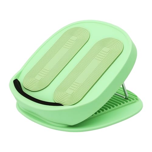 Calf stretcher slant board, 15-Level Adjustable Slant Board for Plantar Fasciitis, Shin Splints & Achilles Tendonitis, Lightweight Ankle Stretch Board for Home Gym or Travel - color: Green