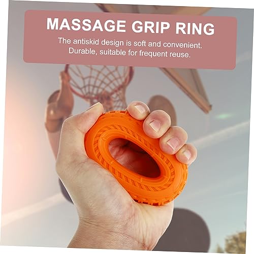 LIOOBO 3pcs Grip Hand Grip Strengthener Ring Workout Rings Fitness Workout Hand Exerciser Forearm Strengthener