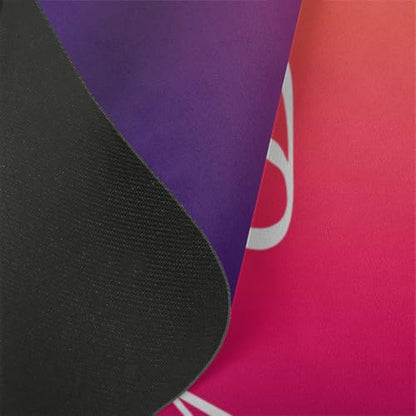 Custom Name Yoga Mat,Personalized Travel Yoga Exercise Mat,Non Slip,Perfect for Kids & Adults,Gradient Color D Series - color: Style 20
