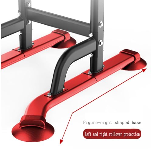 Power Tower Dip Station Pull Up Bar Freestanding Fitness Equipment Pull Up Station Gym Equipment for Home, Load-Bearing 150kg for Home Gym Strength Training,Black
