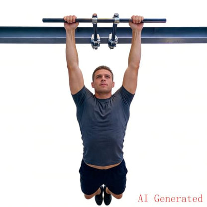 I Beam Pull Up Bar, Made with 1-1/4" Steel Tube, 0.12 Inches Thick. Fits All I-beam Models, Maximum Load 700 Lbs.