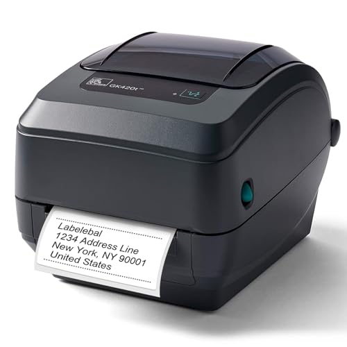 (9,000 Labels/12 Rolls) Labelebal 3-Proof 1" Core 12 Rolls 4" x 2" Inch Direct Thermal Labels, Address Shipping Labels Compatible with Rollo & Zebra Desktop Printers Adhesive - color: Zb-4''x2''-12 Rolls-9000 Labels