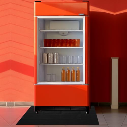 2 Pack Under Refrigerators Mat, Waterproof Floor Mat for Fridge, Multifunctional Home Appliance Mat for Washing Machine, Non-Slip Backing, 36 x 36 Inches