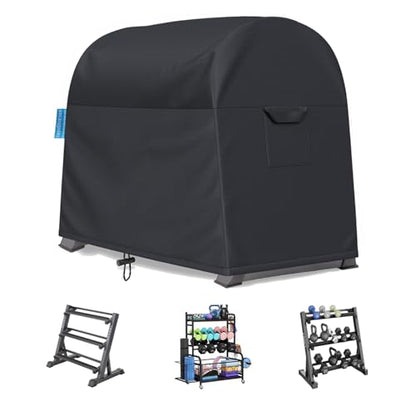 Dumbbell Rack Dust Cover, A-Frame Dumbbell Rack - Waterproof and Dustproof for Home Gym Dumbbell Set Brackets - color: Large - 41"L x 25"W x 33"H