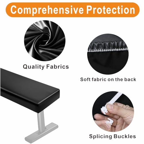 Weight Bench Cover, Workout Bench Cover, Gym Bench Cover, Protection for Adjustable Flat Weight Exercise Fitness Bench, Sit-up Board - Dustproof, Anti-Slip & Machine Washable.(Cover only)