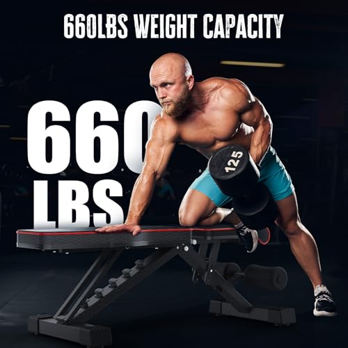 Multi-Function 6 in 1 Weight Bench Set - Leg Press, Preacher Curl Rack, Adjustable Workout Bench & Squat Rack for Full Body Exercise, Fitness Strength Training for Home Gym - color: Black