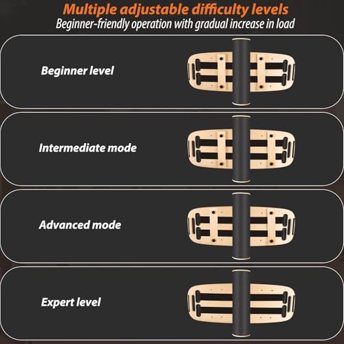 Balance Board for Adults | Wobble Board with Adjustable Stoppers - 3 Different Distance Options | Wooden Balance Boards for Improve Balance, Surf Trainer & Physical Therapy