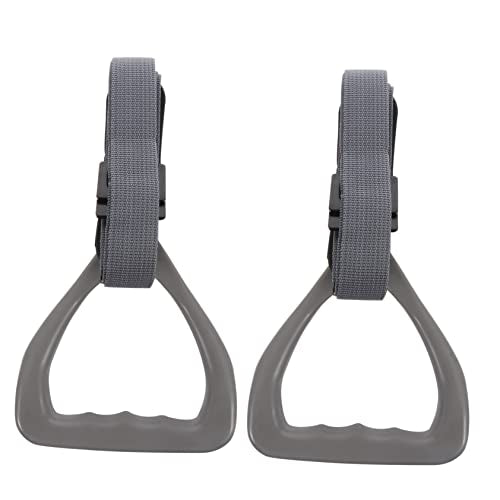 POPETPOP 2Pcs Adjustable Gymnastic Rings with Suspension Straps Premium Strength Training Equipment for Indoor and Outdoor Workouts Suitable for Men Women