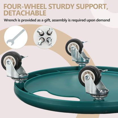 4 Pcs Abdominal Exercise Roller Wheel Abdominal Exercise Sliders for Core Workout AB Wheel Exercise Board Abdominal Board Trainer for Abdominal Core Strength Training, AB Workout Equipment