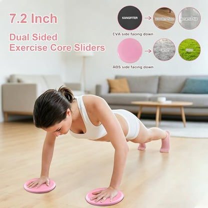 Pilates Equipment Kit for Home Workout, Pilates Ring and Ball Set with Adjustable Ankle Wrist Weights, Resistance Bands, Tape Measure, Bag, Pilates Essentials Accessories for Women Yoga