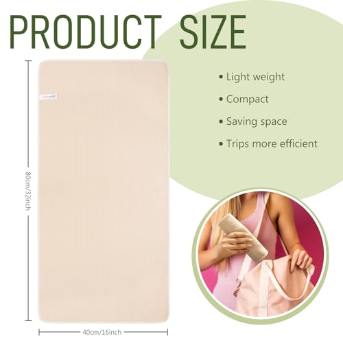 SUNLAND Microfiber Sports Workout Towels Fast Drying Fitness Sweat Towels for Men & Women Lightweight Multi-Purpose Gym Exercise Towel Hot Yoga Hiking Sauna