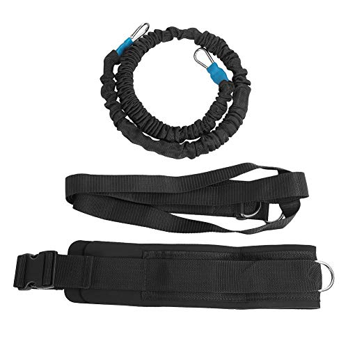 Dynamic Training Belt Multi-Functional Running Exercise Bands Acceleration Speed Elastic Cord Rope for Sports Strength Running(6 * 10 * 1m)