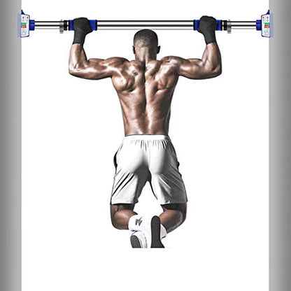 Pull-Up Bar Horizontal Bar On The Door, Portable Screwless Upper Body Fitness Bar, Chin Up Bar, 73-94cm, 92-125cm, 110-140cm (Size : 73-94cm)