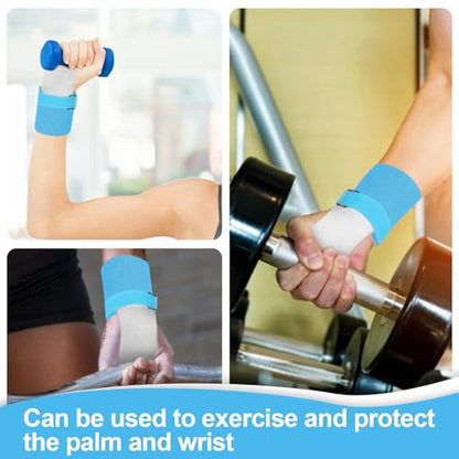 2PCS Gymnastics Hand Grips Gloves Wristbands, Gymnastic Hand Grips Gymnastic Bar Palm Protection and Wrist Support Sports Accessories for Boys Girls Youth Kids Workout and Exercise