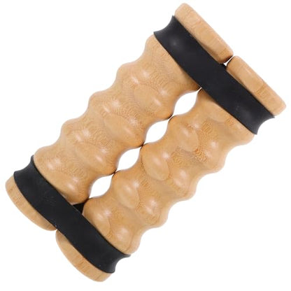 Wooden Handle Exercise Resistance Bands Set with 8 Adjustable Bands Portable Shoulder Chest Workout Stick for Home Gym and Travel Fitness