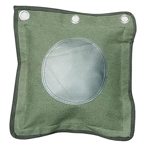 Wing Chun Kung Fu Wall Bag Canvas Leather Kick Boxing Striking Punch Bag Martial Arts Boxing Training Equipment - color: Green