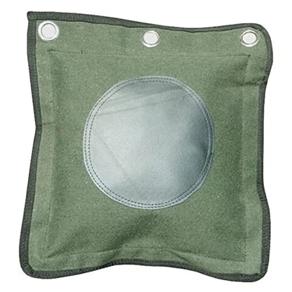Wing Chun Kung Fu Wall Bag Canvas Leather Kick Boxing Striking Punch Bag Martial Arts Boxing Training Equipment - color: Green