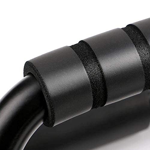 Push Up Bars Strength Training - Workout Stands with Ergonomic Push-up Bracket Board with Non-Slip Sturdy Structure Portable for Home Fitness Handle for Floor Workouts Exercise Chest Body Building Equipment with Stainless Steel Bar & Foam for Men and Wome