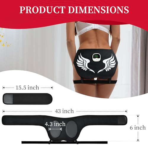 ABS Stimulator Buttocks,Stimulator, for Muscle Conditioning - Intelligent Wireless Fitness Apparatus (Model: AST-301) Hip Trainer with 8 Modes Smart Fitness Training