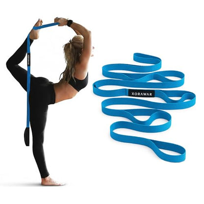 Yoga Straps with Loops | Exercise Straps | Non Elastic strap | Non Elastic Straps | Stretch Straps for Physical Therapy | Exercise Straps for Physical Therapy | Leg Stretch Strap | Yoga Straps for Stretching