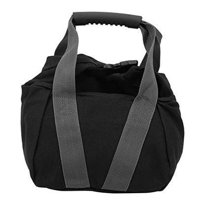 Canvas Weightlifting Training Sandbag, Fitness Sandbag with Comfortable Handle, Wear - Resistant Filled Load Bag for Home Gym and Travel Workouts, Gray