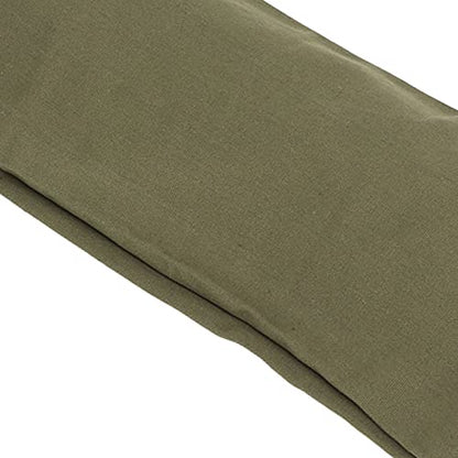 Green Yoga Sand Bag with Handle, Fillable Yoga Sandbag, Adjustable Canvas Weighted Sandbags for Yoga Weights and Strength Training, Machine Washable with