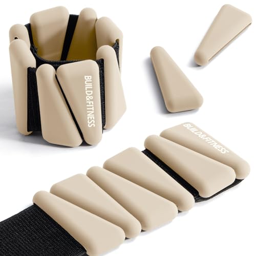 Wrist & Ankle Weights, Adjustable Bands for Women & Men Workouts, Set of 2 – 2lb or 4lb (1lb or 2lb each strap) Ideal for Runs, Jogs, Walks, Yoga, Dance, Pilates, Cardio, Aerobics, Strength Training