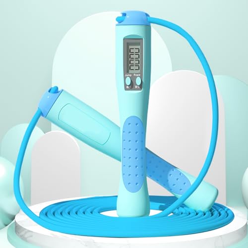 Counting Jump Rope - Skip Rope With LED Display | Digital Jump Rope | Smart Skipping Rope With Counter | Workout Jump Rope Adjustable Jump Ropes For Fitness Home Gym, Exercise, Burn Calories