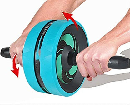 Ab Roller Wheel for Abdominal Exercise Ab Wheel Workout Equipment,Home Sports Pulleys Abdomen Fitness Equipment Beginner Vest Line Female Roller Abdominal Wheel,Perfect Home Gym Equipment for Me - size: B