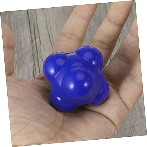 Totority Reaction Ball Hexagonal Training Silicone Wrist Ball Exerciser for Baseball Agility Reflex Training