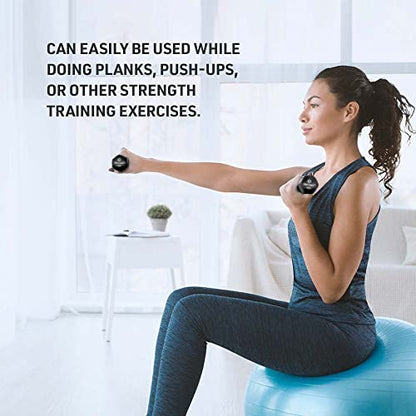 Body Sport Neoprene Dumbbell Weight - Latex-Free, Strength Training Equipment for Home Fitness & Gym Workouts - size: 2 pounds