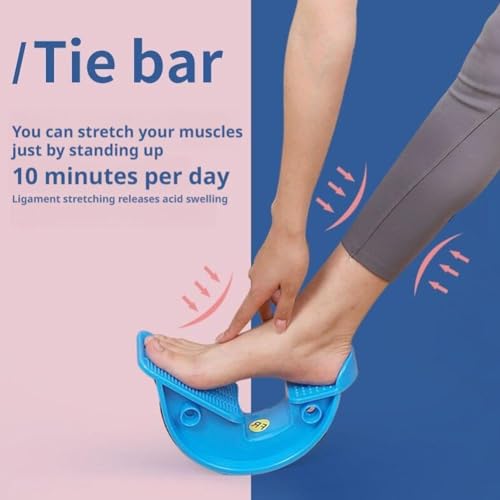 Calf Stretcher and Foot Rocker,Foot and Calf Stretching,Slant Board for Calf Stretching,Enhanced Ankle Flexibility,Durable with Non-Slip Surface,Strength Training Equipment Leg Machines - color: Black