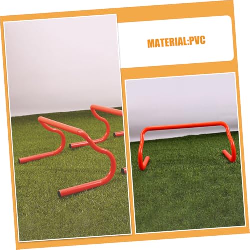 3pcs Detachable Agility Speed Training Hurdles PVC Portable Sports Equipment for Soccer Basketball Football Drills and Athlete Fitness