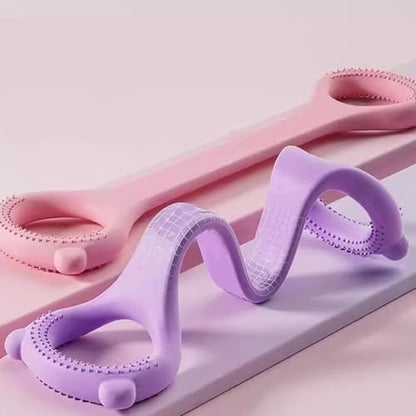 Stretching Band Enhances Fitness Training with Back Feature for Neck Shoulder Uncomfort Relief Gym Stretching Tool