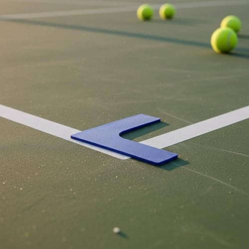 Qianly Tennis Floor Marker Wear-Resistant Flat Training Marking Pad Waterproof Throw Down Court Marker for Beginners, Kids