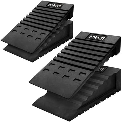 Valor Fitness Squat Wedge Slant Board – Squat Wedge Blocks – Heel Elevated Wedge for Mobility and Depth – Calf Stretch Board – Adjustable Incline Squat Blocks – Knee Support – Home Gym Deadlift Wedge