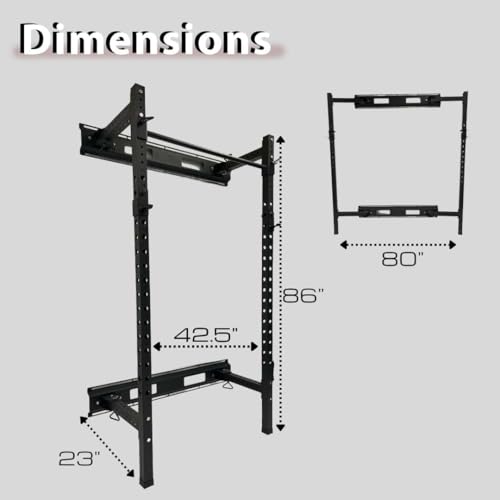 Fitvids Power Rack Squat Stand, 1000 Pound Capacity 3“ x 3” for Home & Garage Gym with J-Hooks, Multiple Styles