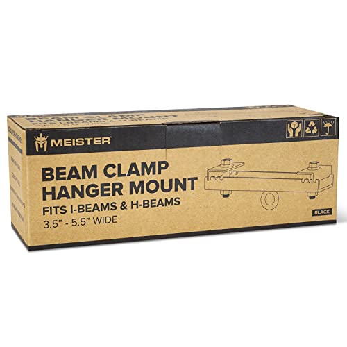 Meister Beam Clamp Hanger Mount for Boxing & MMA Heavy Bags, Suspension Straps & Ceiling Fixtures